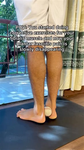 150K views · 1.7K reactions | By strengthening the tibialis muscle through targeted exercises like this, it can regain its supportive and stabilizing functions. This helps improve foot and ankle alignment, reduce excessive pronation, and enhance shock absorption. Strengthening the tibialis muscle can alleviate the strain on the plantar fascia, reducing the pain caused by plantar fasciitis.Do this exercise 3x15 daily and let me know how it goes  | PouyaYoga | Facebook