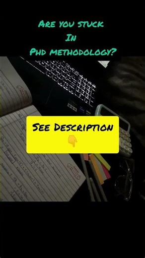 How to Write a PhD Methodolog #phd #phdlife