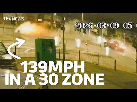Shocking CCTV captures fatal 139mph crash in 'one of worst speeding cases'