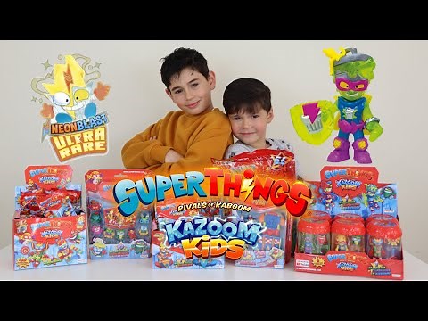 SuperThings Kazoom Kids - We Found the ULTRA RARE Neon Blast - Series 8