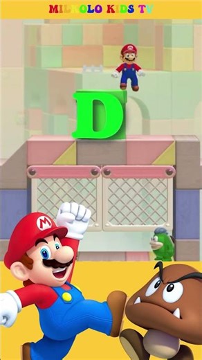 ABC Alphabet with Super Mario 🎮 | Learn Letters A–Z | Kids Learning Video