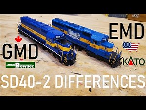 GMD vs. EMD: SD40-2 Spotting Differences
