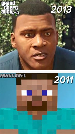 GTA5 vs MINECRAFT ft Dancing song #minecraft #gta5