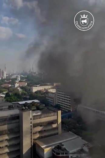 INCÊNDIO ATINGE O INCOR, NO HOSPITAL DAS CLÍNICAS, EM SÃO PAULO!