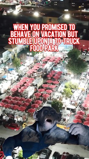 When you swear you’ll stick to your diet on vacation but discover the World Food Trucks park at 5811 W. Irlo Bronson Memorial Highway in Kissimmee, Florida. Directions? Just follow the GPS and your growing appetite. Here, you can embark on a global culinary adventure with over 70 food trucks offering everything from Mexican tacos and Japanese sushi to Italian pizza and Caribbean delights. It’s like the UN of street food! Joke’s on you if you think you’ll resist—‘I have the self-control of a kid 