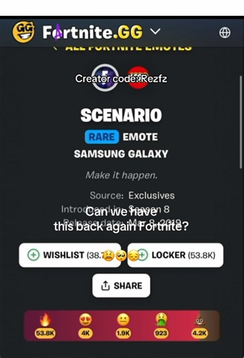 Fortnite Scenario Emote: Bring It Back!