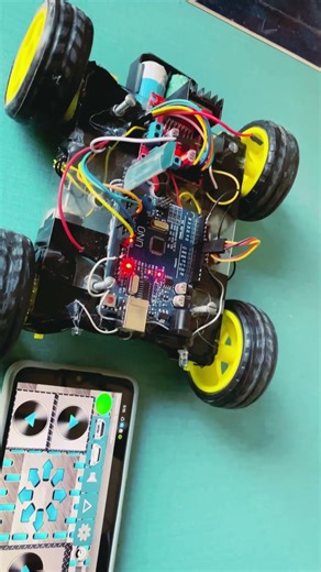 Bluetooth Arduino RC Car 🚗 | Mobile Se Control 🔥 #shorts #shortvideo