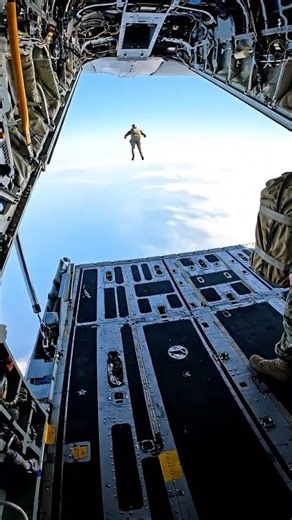 High Altitude Jump. #shortsfeed #shorts #military