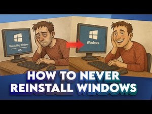 NEVER Reinstall Windows 11 / 10 Again? Guide and Tricks