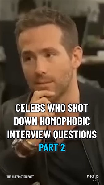 When celebrities shoot down homophobic interview questions 🙌 #ce#celebrities #celebrity #celeb #popculture #popularculture #watchmojo #msmojo | MsMojo