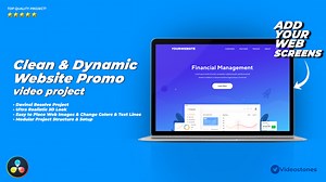 Dynamic & Clean Website Promo Video DaVinci Resolve