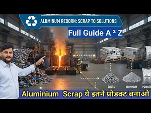 ₹160 Scrap → ₹235 Ingot 😱 | Aluminium Can Recycling Business | Profit + Process Full Guide