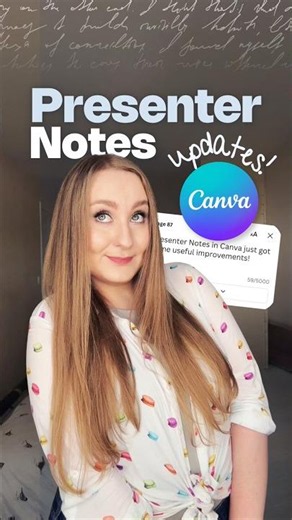 New Update to Canva Presentation Notes 🔥 #canvatutorial