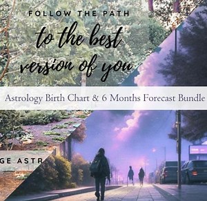 BUNDLE 60  Page Astrology Birth Chart & 6 Months Forecast - Etsy Canada