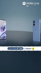 The moto g96 5G features the segment’s best 50MP Sony LYTIA™ 700C OIS camera, paired with advanced moto AI features like AI Photo Enhancement, Horizon Lock, and Digital Zoom to elevate your photography to a pro level. And yes — it’s the only phone in the segment that records 4K video from all lenses, making every moment look as stunning as it feels. Launching on 9th July on Flipkart, Motorola.in and leading retail stores. #Motorola #AllEyesOnYou #MotoG96 5G | Motorola