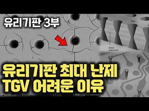 [유리기판 3부] 양산의 핵심, 유리 구멍 뚫기 TGV 난제 | 레이저 방식과 습식/건식 식각 등 다양한 기업이 개발 중인 TGV 기술 | 글래스 인터포저와 글래스코어 기판 차이