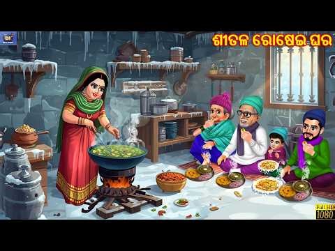 Sitala rosei ghara | ଶୀତଳ ରୋଷେଇ ଘର | Odia Stories | Odia Moral Story | Odia Cartoon | Odia Kahani