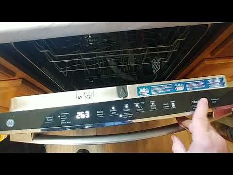 Ge dishwasher buttons no response