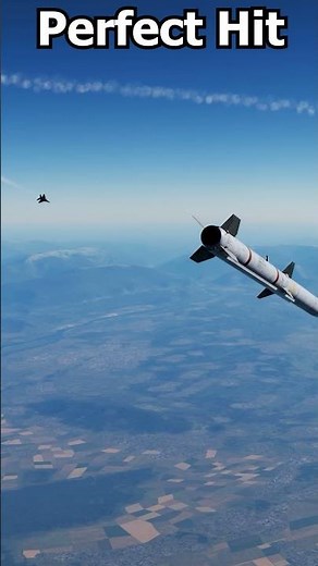 AIM-120C Impact! Epic Hit on Russian Fighter
