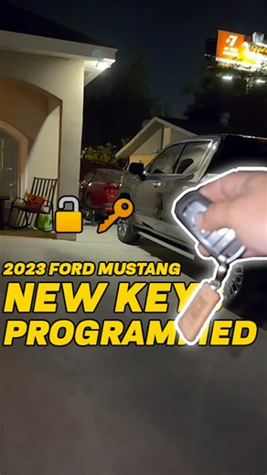 Premier Locksmith RGV on Instagram: "🌙🐎 Late-Night Mustang Rescue! 🐎🌙 Losing the keys to a brand-new 2023 Ford Mustang is a major headache, especially after hours. This customer was stranded at their property last night, with no way to use their car. But a lost key doesn't follow a 9-to-5 schedule, and neither do we! ⚡ Our 24/7 emergency team was on the way. Our technicians arrived with the cutting-edge technology required for the newest models. Right there on the property, we programmed a b
