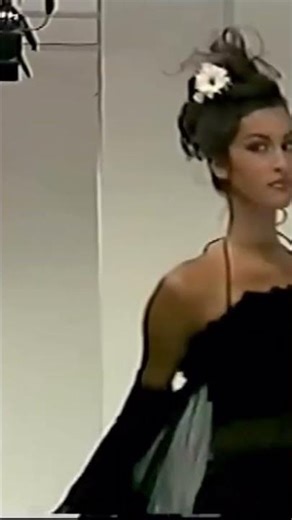 Helena Christensen and Yasmin Ghauri at the Dolce Gabbana Spring/Summer 1992 show.#like