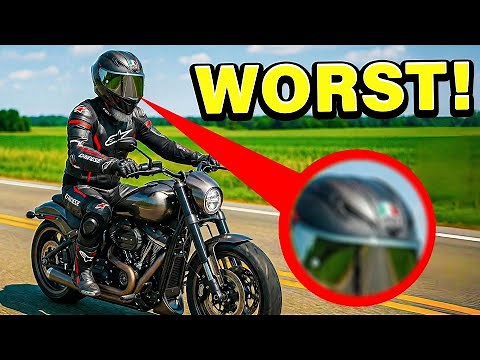 7 WORST and 3 BEST Motorcycle Helmets To Save Your Life