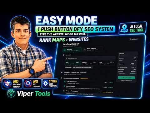 This AI Local SEO Tool Ranks Google Maps, Websites & GMB Listings | Easy Mode