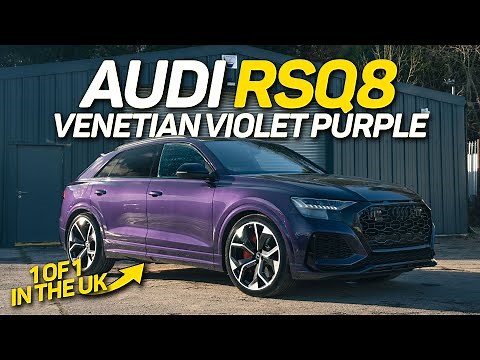 1 OF 1 Venetian Violet Purple Exclusive 2023 Audi RSQ8 Vorsprung | The Half Price Lamborghini Urus!