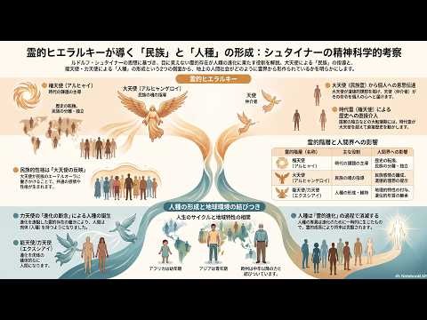 シュタイナーの民族論２：民族と人種の霊的起源