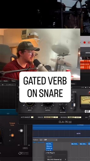 Keefe Bieggar on Instagram: "How have I not tried this til now??? #gatedreverb #wavesaudio #logic"