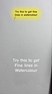 If you struggle to get fine lines with a brush in watercolour, try this instead! | The Artery Art Shop and Classes