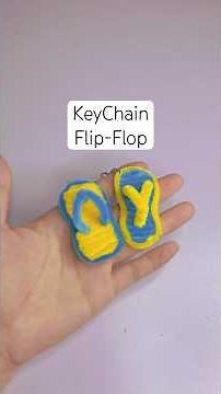DIY Fuzzy Wire Flip-Flop Keychains – Super Adorable! #keychain #diy #handmade #easydiy #funcrafts