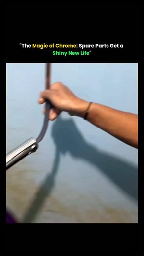 The Curious Core on Instagram: "Watch how old, dull spare parts are transformed into shiny chrome masterpieces! 💥 In this video, we take you inside the chrome plating process — a mix of science and craftsmanship that gives metal parts their mirror-like glow. From preparation to final polish, every step counts. 🔩 Perfect for car lovers, restorers, and anyone curious about how metal gets that stunning chrome look."