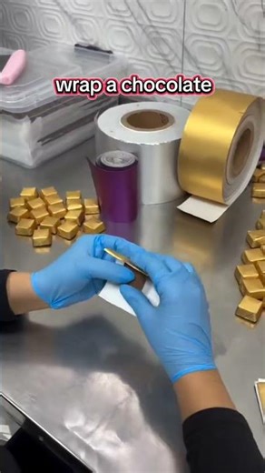 Wrap a food , wrap a chocolate , wrap a roll , japanese wrap #wrap #roll #food #fyp #choclate