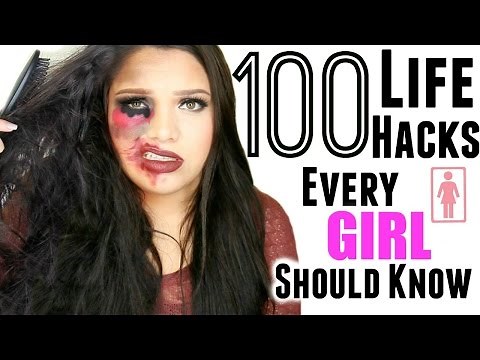 100 Beauty Life Hacks Every Girl Should Know! Ultimate Life Hacks!