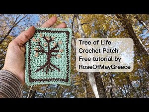 Tree Of Life Patch -- Surface Crochet Tutorial