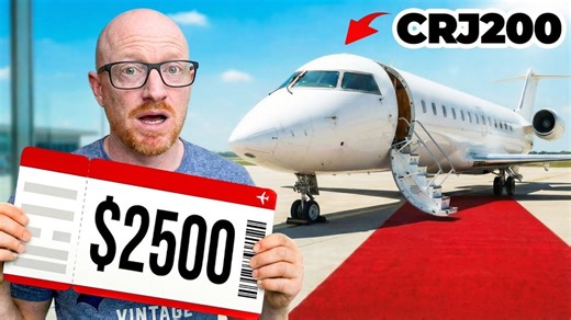 I Took The World's Most EXPENSIVE Regional Jet Flight | Noel Philips