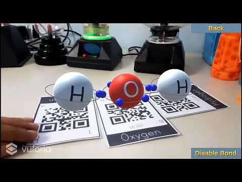 realidade aumentada para android. (feira de ciencias) Chemistry Simulator AR
