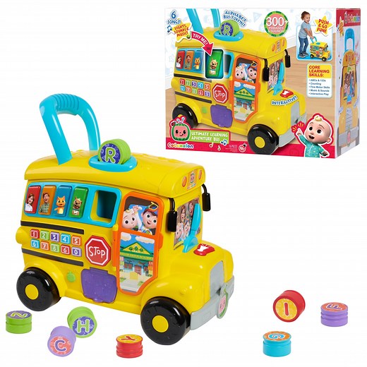 CoComelon Ultimate Adventure Learning Bus, Preschool Learning and Education, Kids Toys for Ages 18 month
