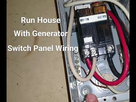 How To Hook Up A Generator To Your House - Pt 2 Switch Box Wiring
