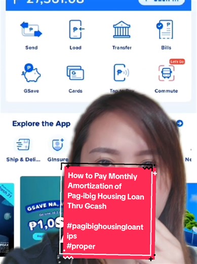 Pag-ibig Housing Loan Monthly Amortization via Gcash