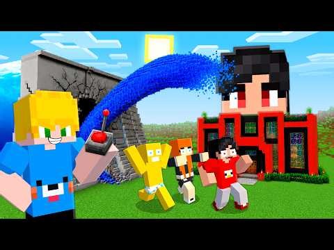 I FLOODED My Friend's WORLD in Minecraft