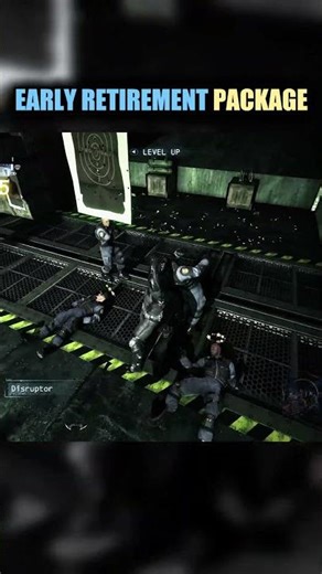 🦇💬 Batman Handing Out Early Retirement to GCPD #batmanarkhamorigins #shorts