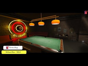 Billiard Bar MLO | FiveM Bar MLO #fivem #arcade