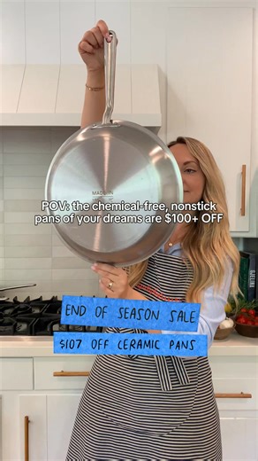 The first of its kind, the CeramiClad™ Frying Pan combines the even and responsive heat control of our Award Winning 5-Ply Stainless Clad Cookware with a proprietary non stick ceramic coating. During our End of Season Sale, this CeramiClad™ Frying Pan Set is $107 off (24% savings). | Made In Cookware