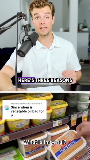 3 Reasons why Butter Substitutes like Margarine are Horrible for You #groceryshopping #butter #margerine #vegetableoil | Said Louka | Facebook