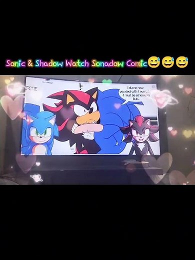 Sonic & Shadow Watch Sonadow Comic On DeviantArt😅😅😅 ‪@LovelyHeart_edits‬