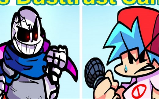 Friday Night Funkin vs Dusttrust Sans (FNF MOD_HARD)