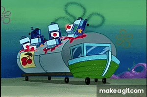 Spongebob Squarepants - Fruit Punch Flood on Make a GIF