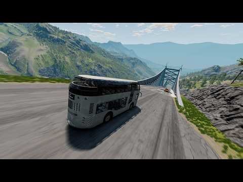 Full Throttle INSANE Long Downhill Mayhem! Satisfying Crashes | BeamNG Drive #11